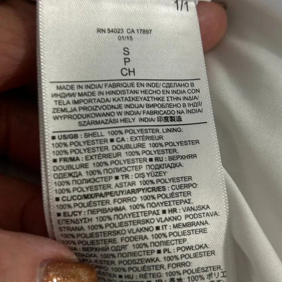 Banana Republic White Cross Back Keyhole Halter Top Size Small - Picture 2 of 8